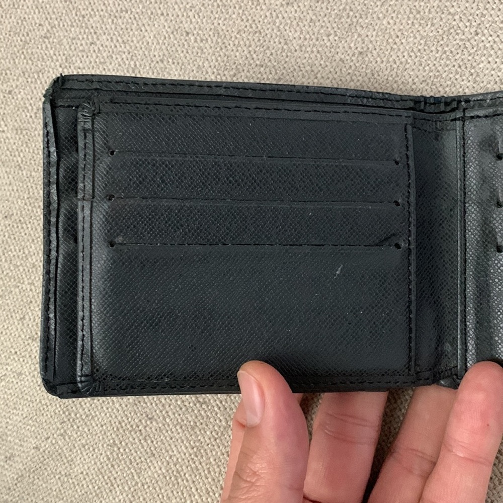 Louis‎ Vuitton Wallet Bifold Men’s One Size Dark Green Taiga Leather - Picture 6 of 13